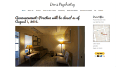 Desktop Screenshot of davis-psychiatry.com